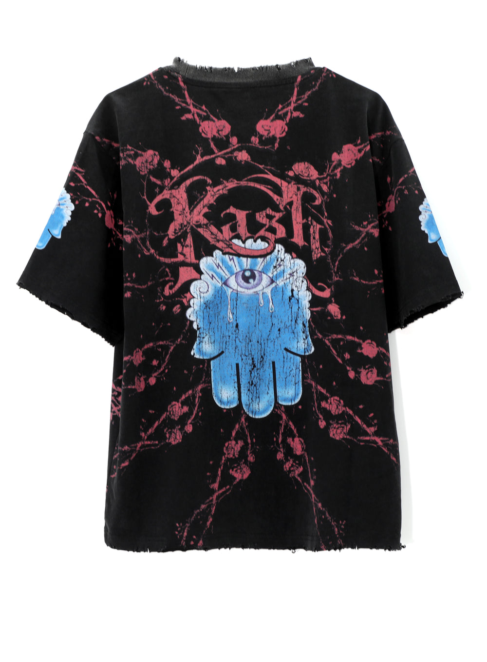 Kash Envenomed Rose Collection short sleeve graphic tee in black – view 2 of 4