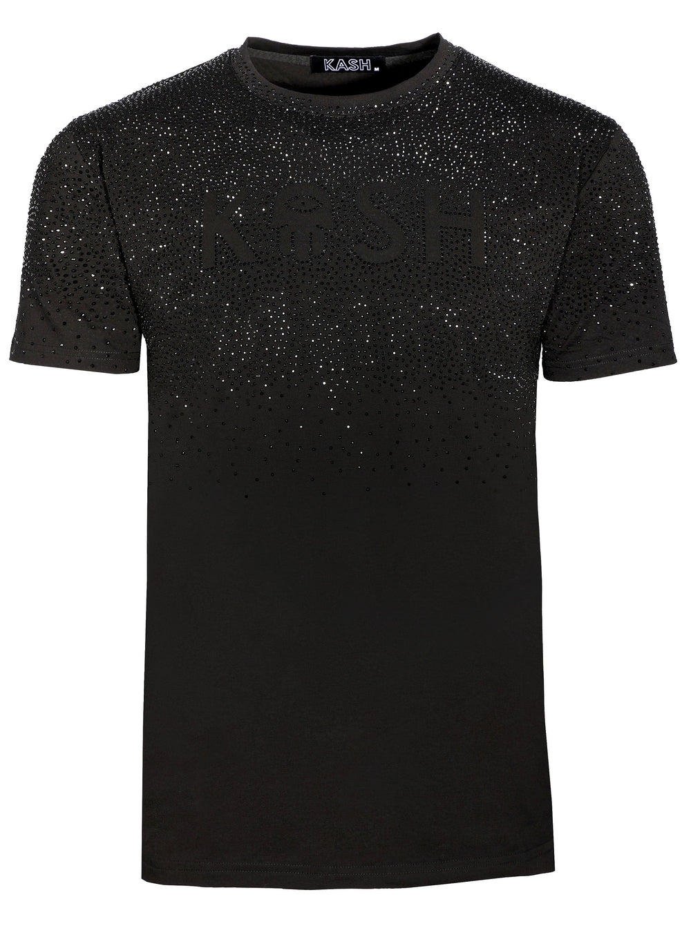 Kash Logo Diamond Tee in black – view 2 of 4