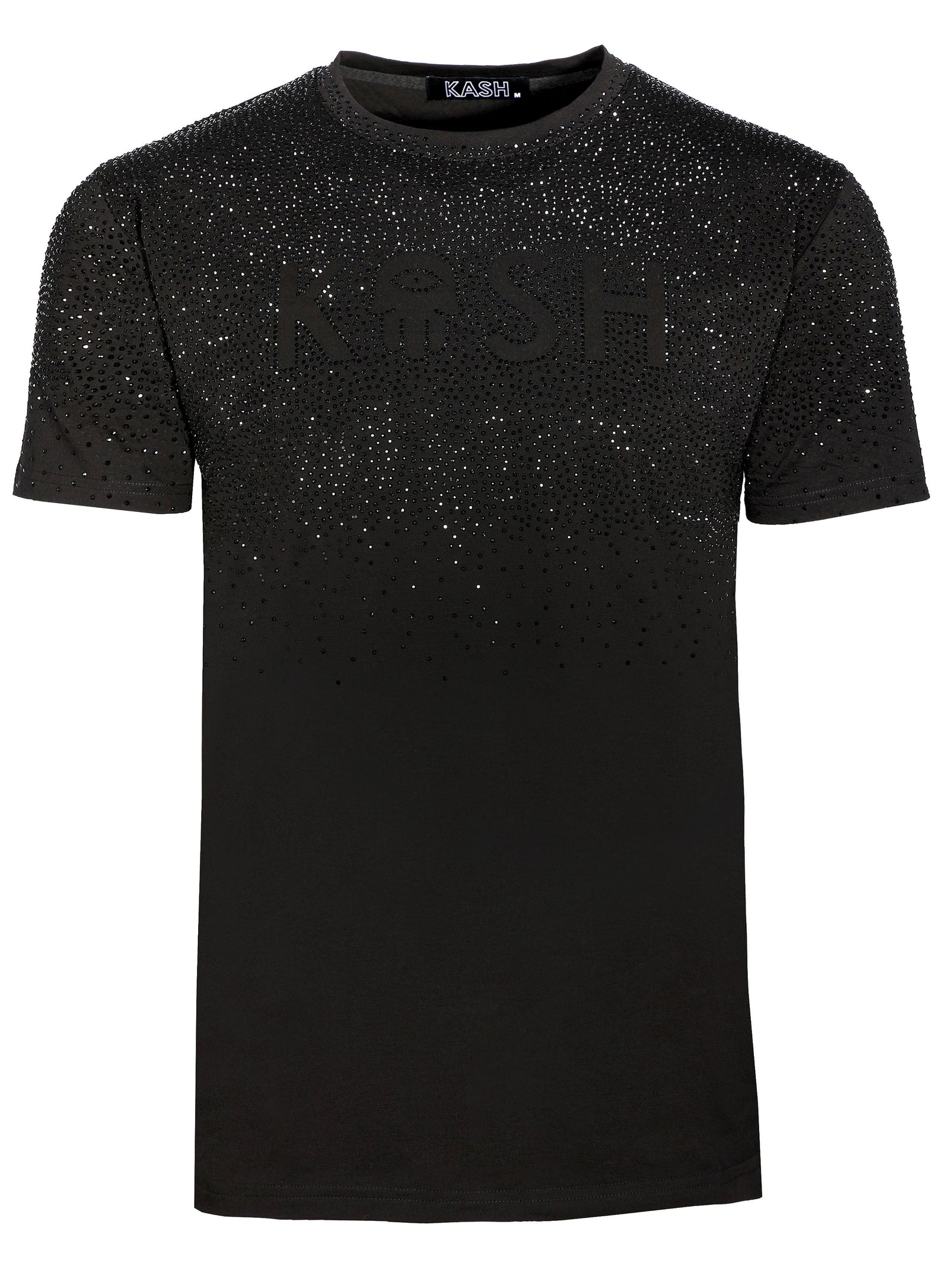 Kash Logo Diamond Tee in black – view 2 of 4