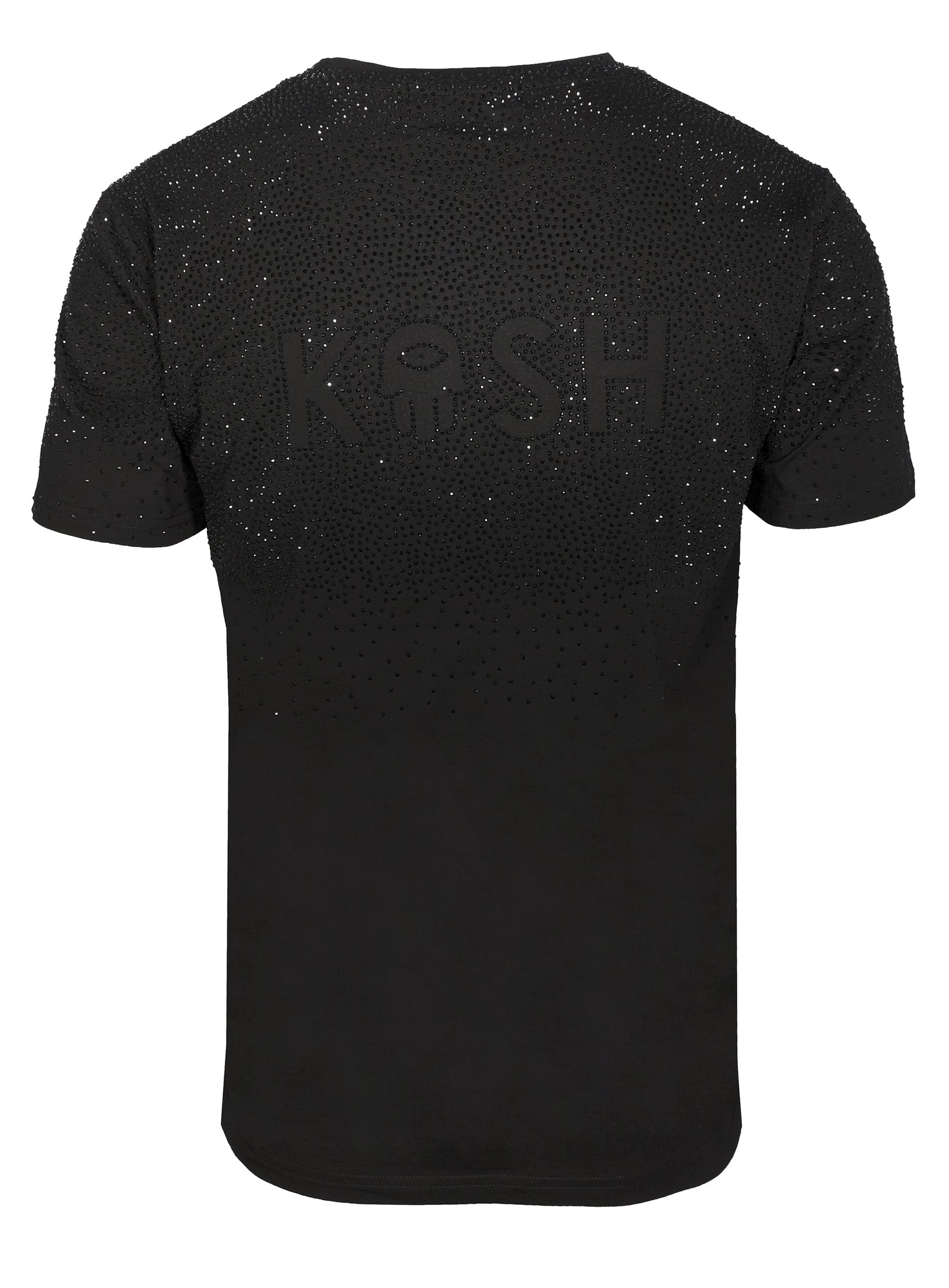 Kash Logo Diamond Tee in black – view 3 of 4