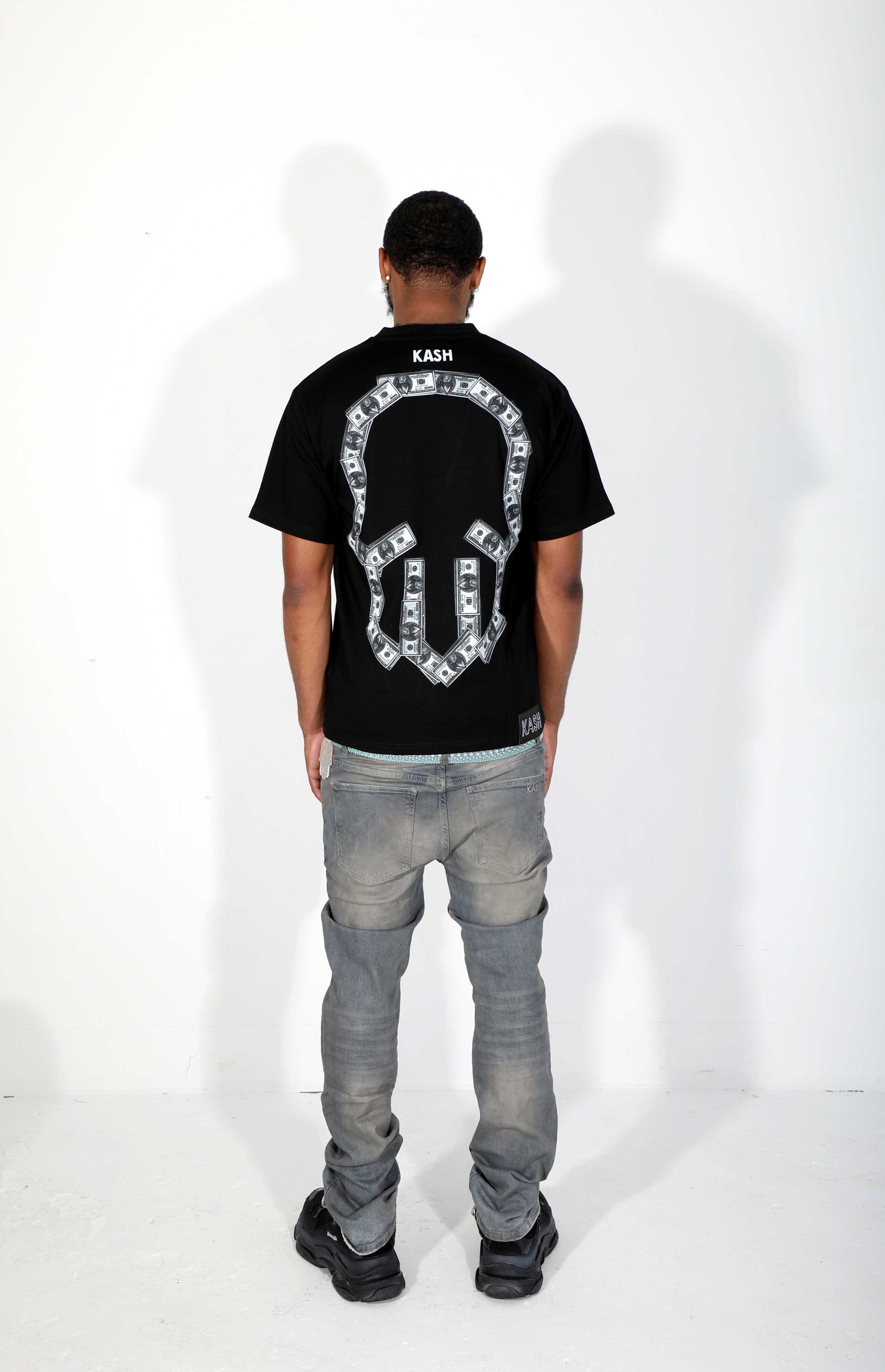 Kash Hamsa-24-S stacked fit jeans in deep grey – view 10 of 14