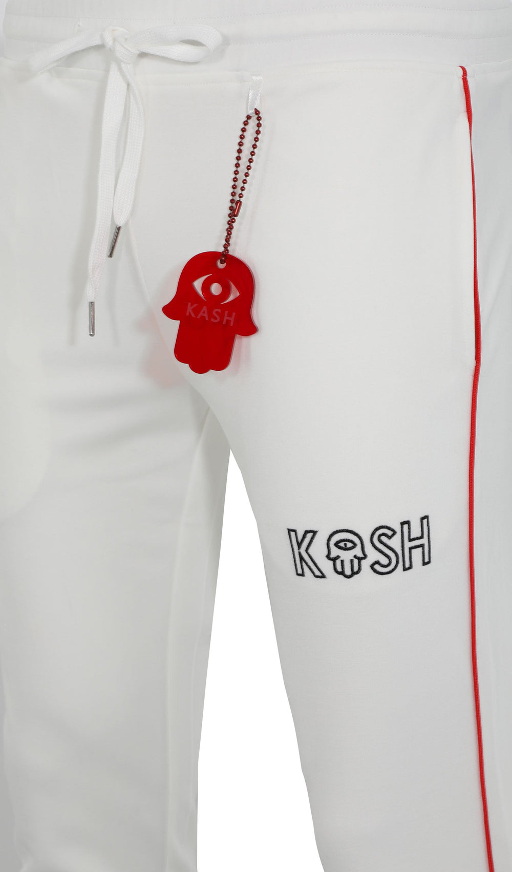 Kash Pipe Track Pants in white – view 5 of 5