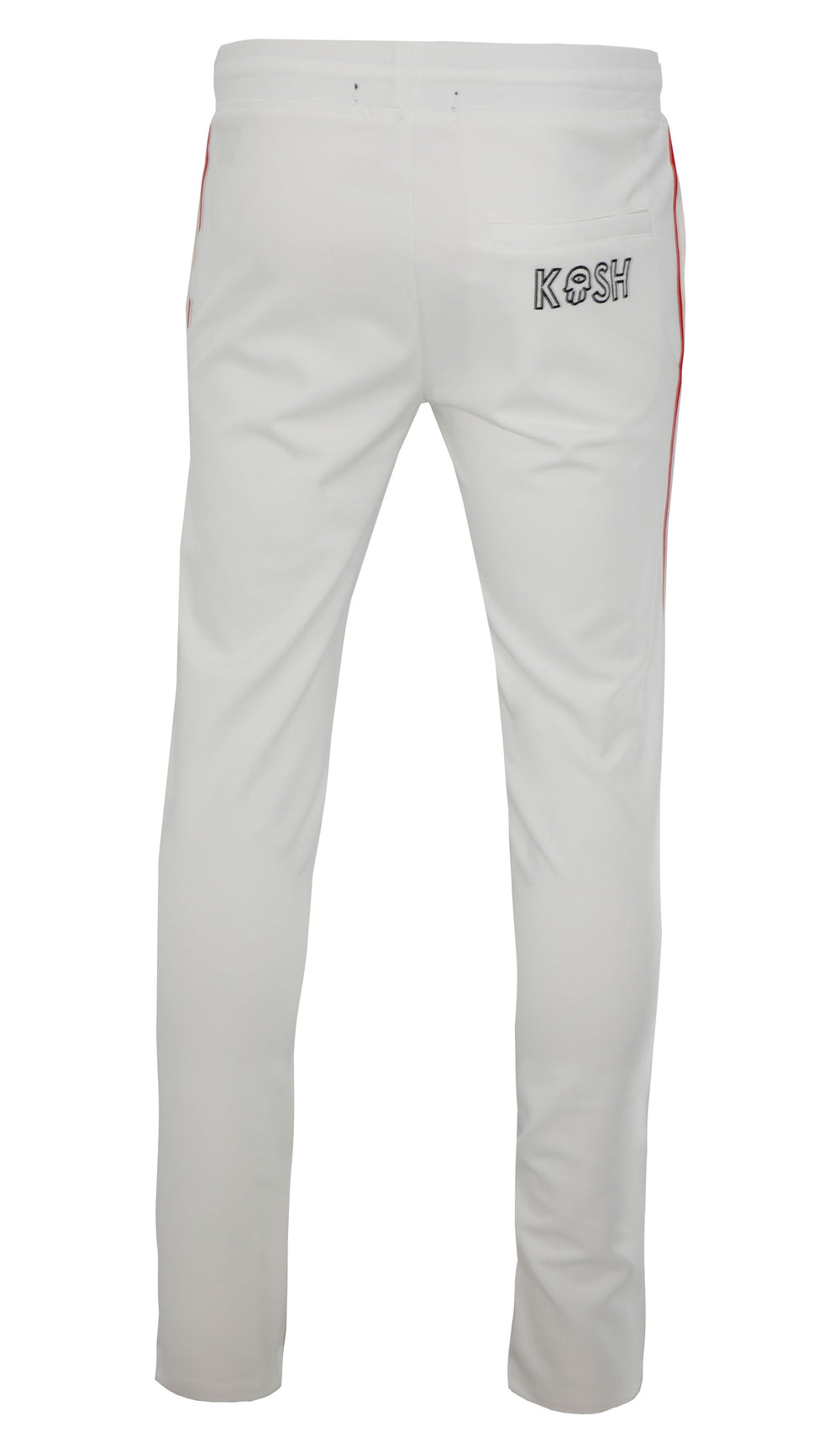 Kash Pipe Track Pants in white – view 3 of 5