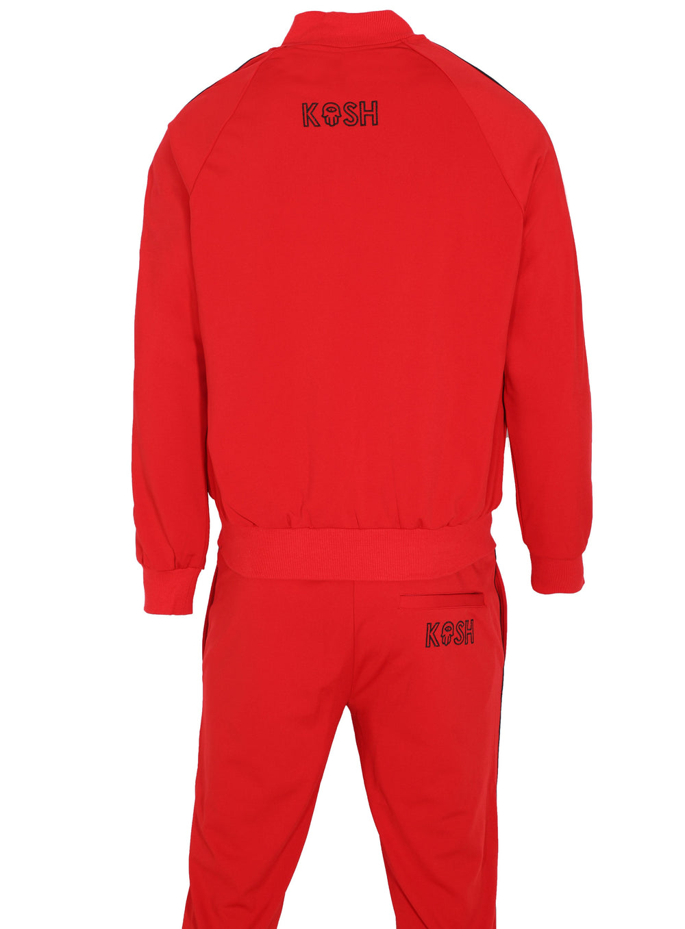 Kash Pipe Track Jacket in red – view 3 of 4
