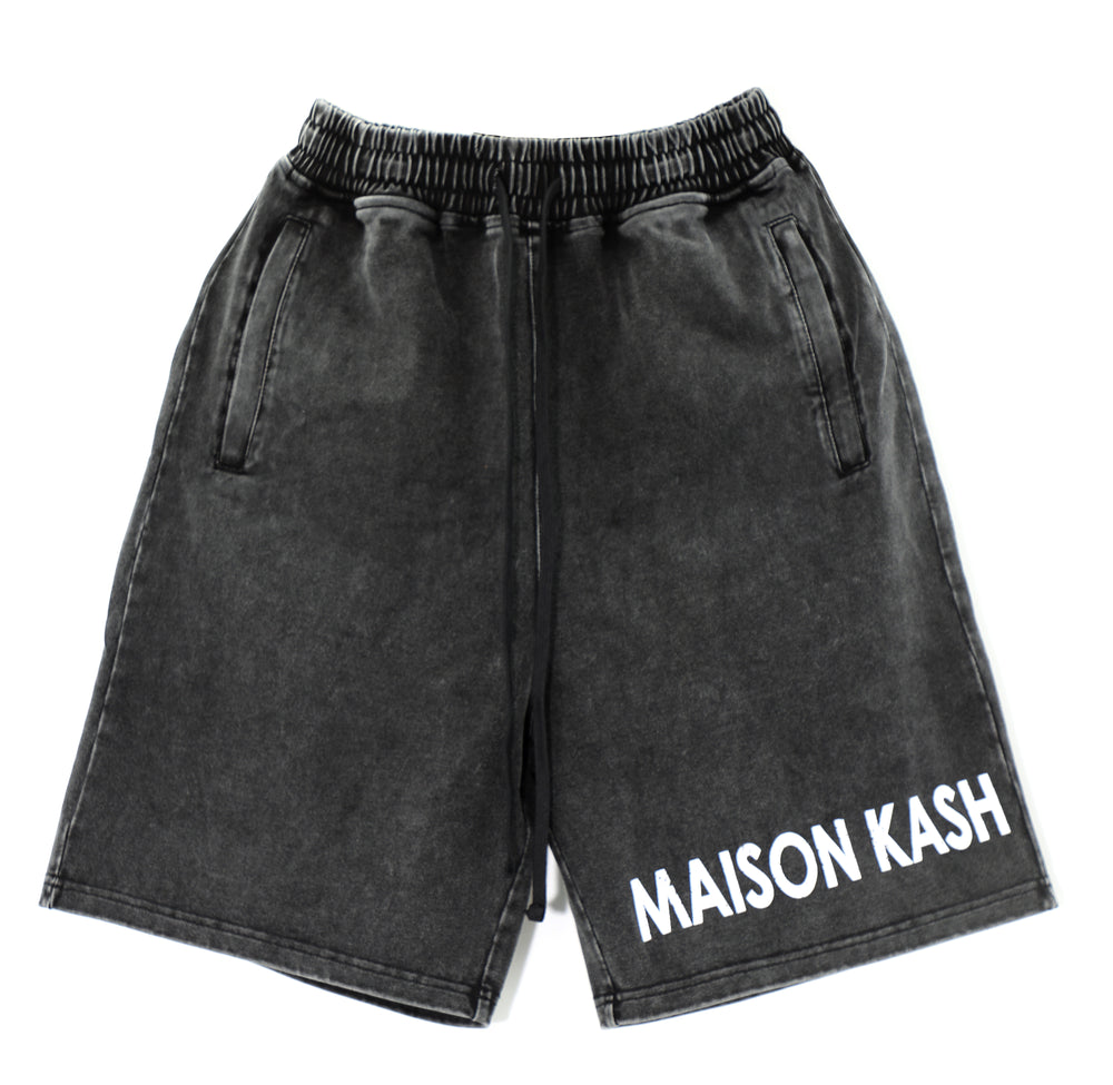 Kash Maison Shorts in black sun fade – view 1 of 2