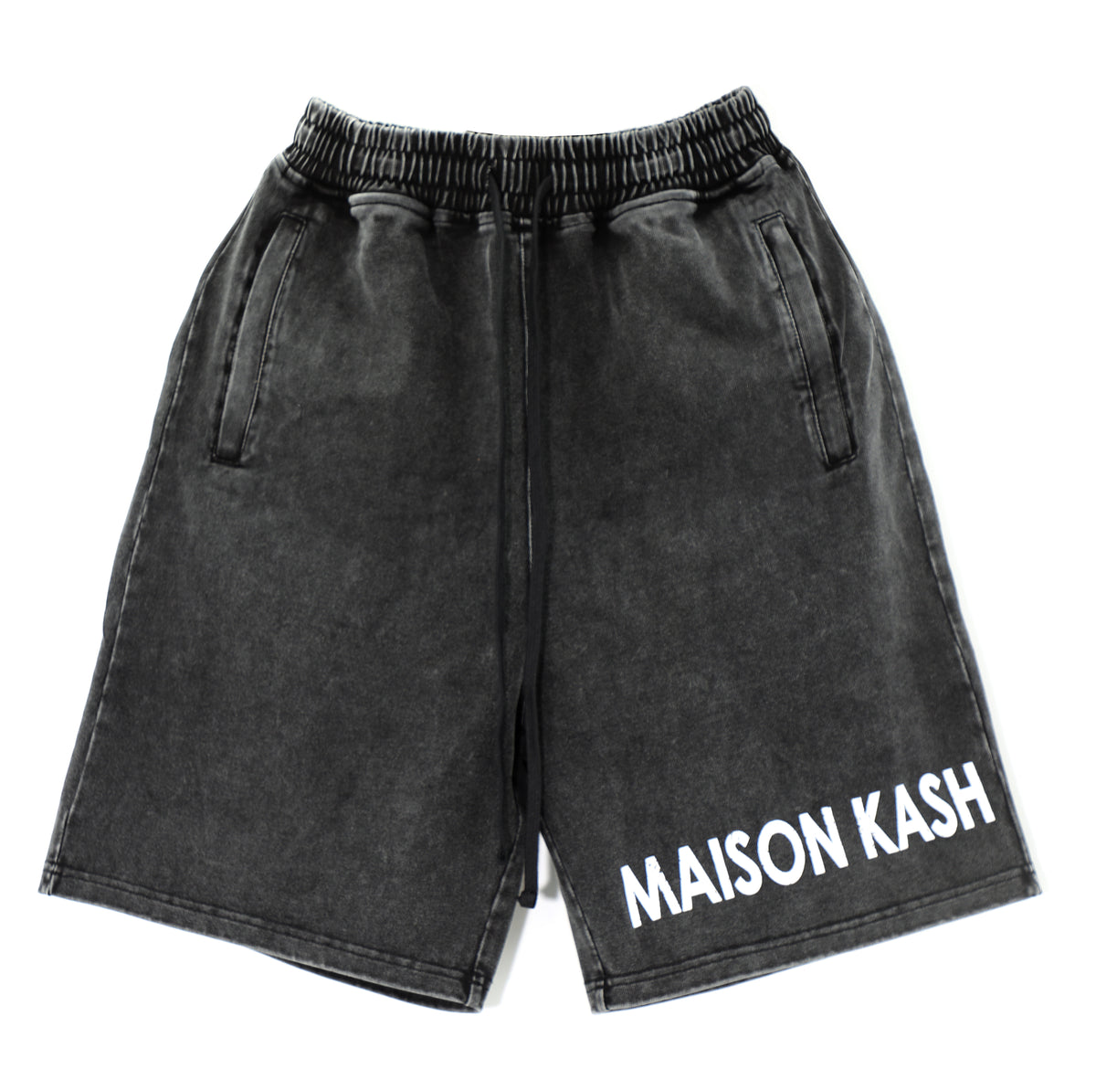Kash Maison Shorts in black sun fade – view 1 of 2
