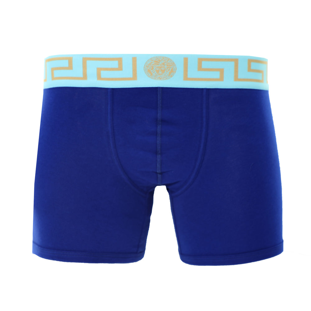 Versace Greca Long Trunk in bluette + splash – view 1 of 4