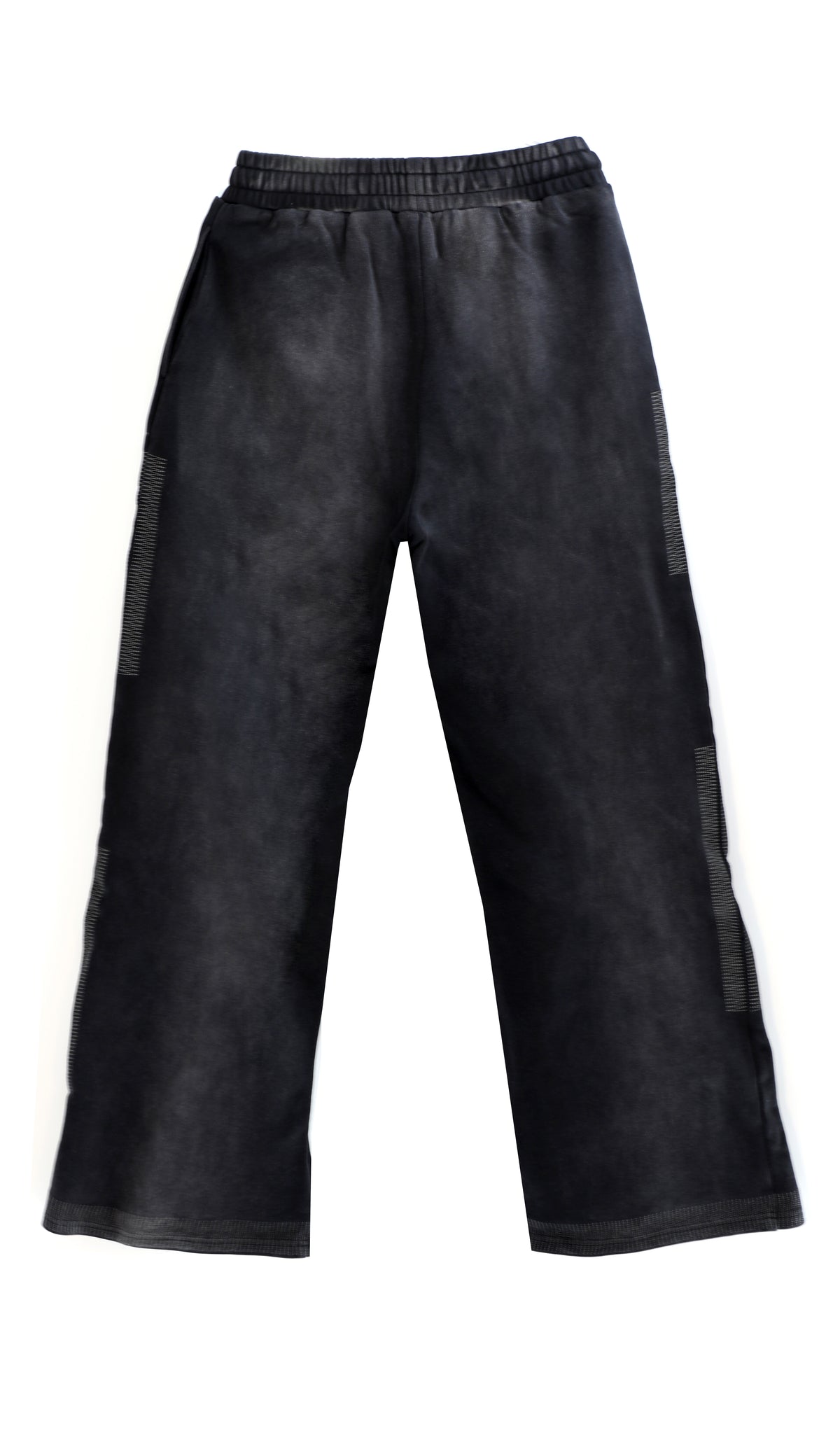 Kash Logo Destroyed Sweatpants - Black