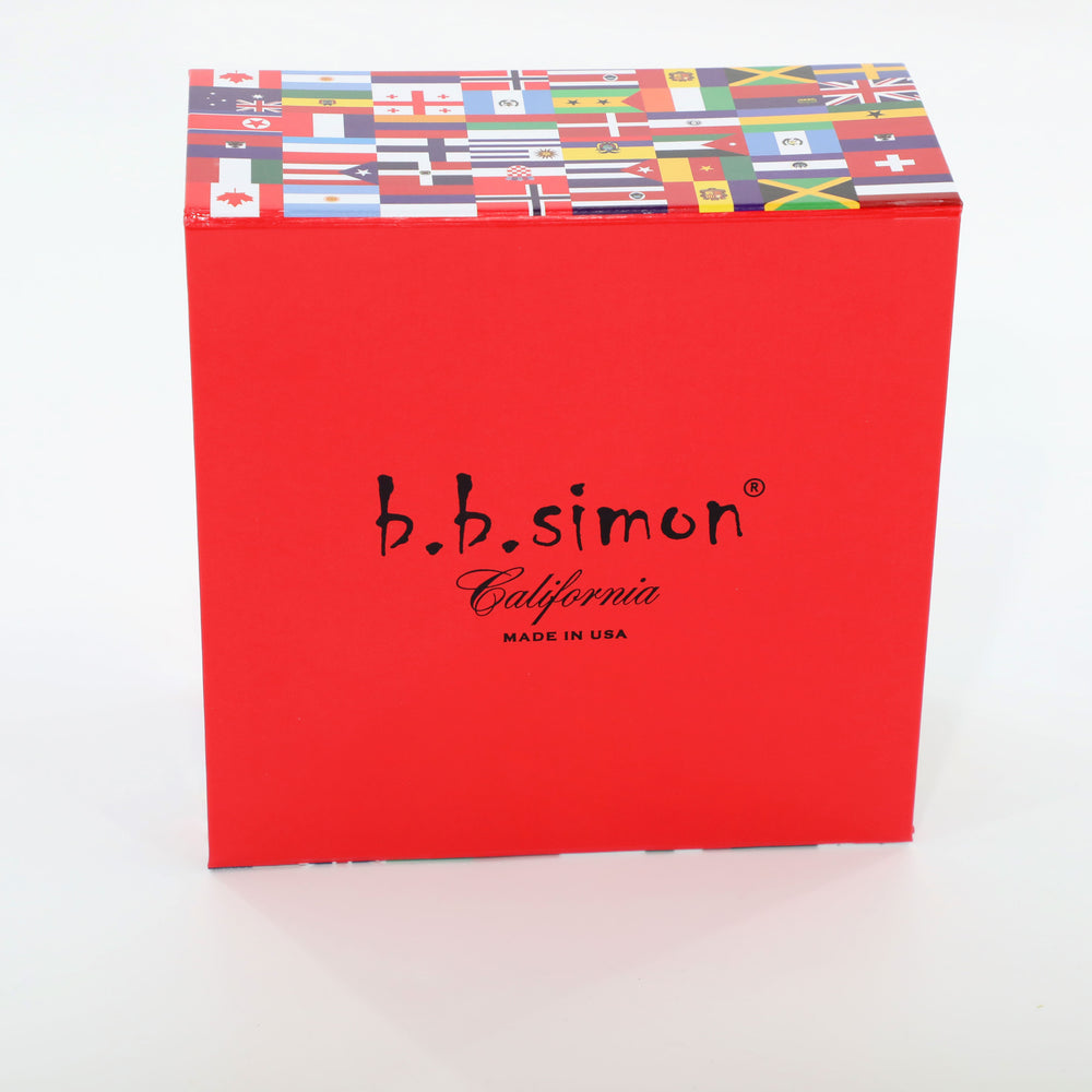 B.B. Simon Belt with Black Swarovski and Pewter Parachute in black – view 3 of 4