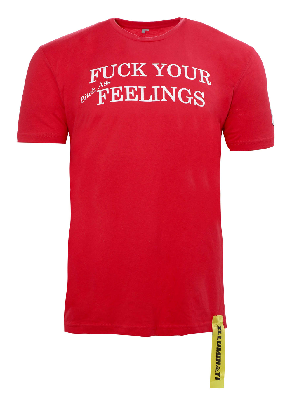 Illuminati Feelings Tee in red – view 1 of 2