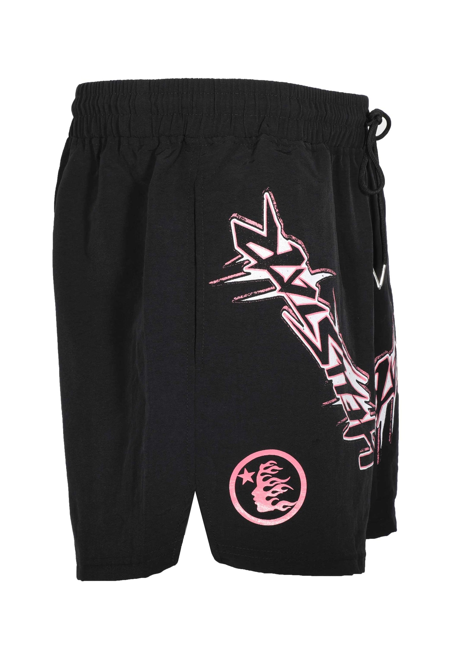 Hellstar Waxed Athletic Shorts in black – view 3 of 5
