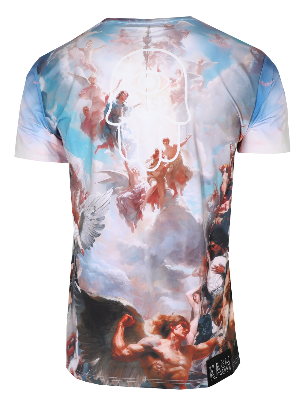 Kash Hamsa in the Sky Full Body Print Tee in multicolor – view 2 of 2