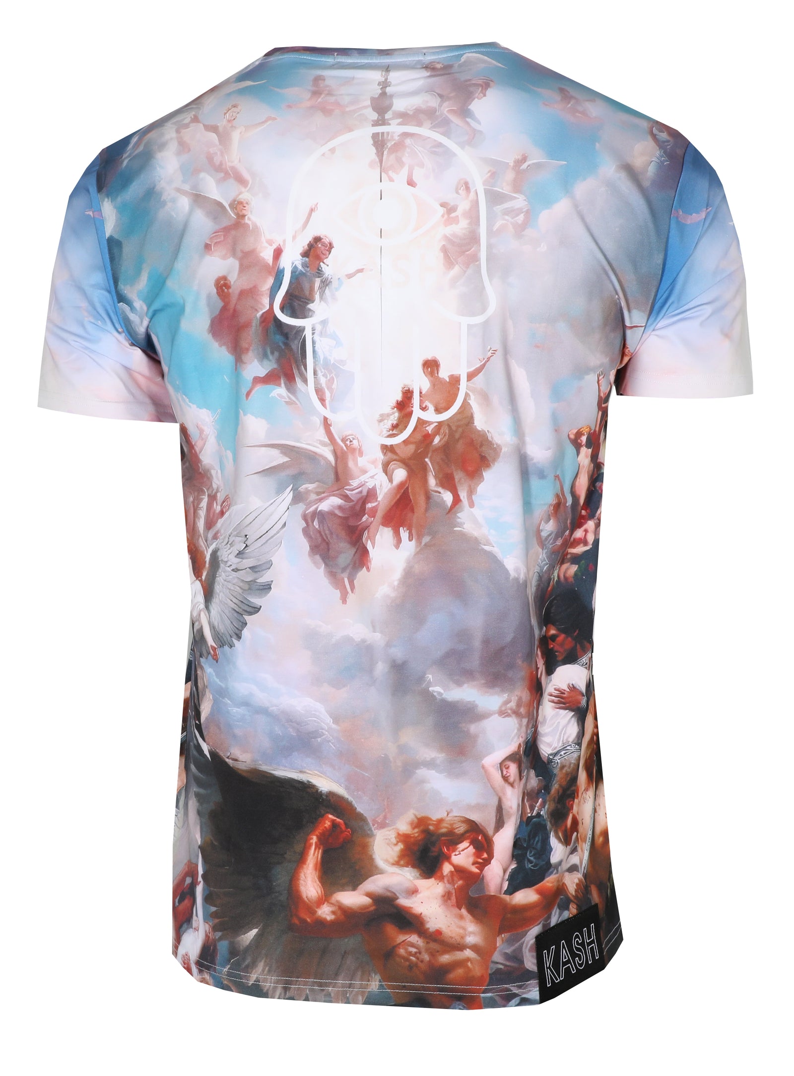 Kash Hamsa in the Sky Full Body Print Tee in multicolor – view 2 of 2