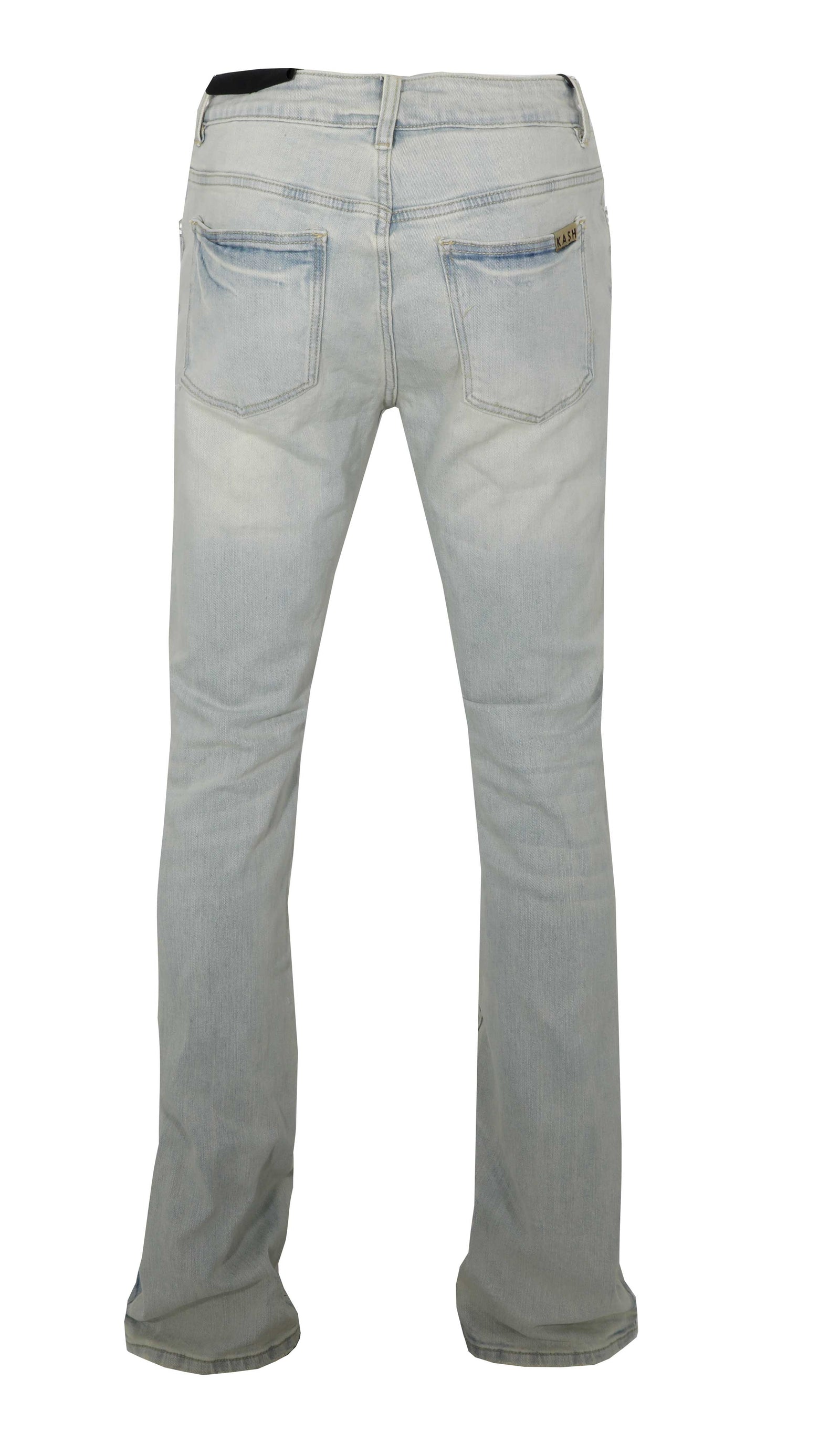 Kash Hamsa Stacked Regular Denim in light blue – view 2 of 3