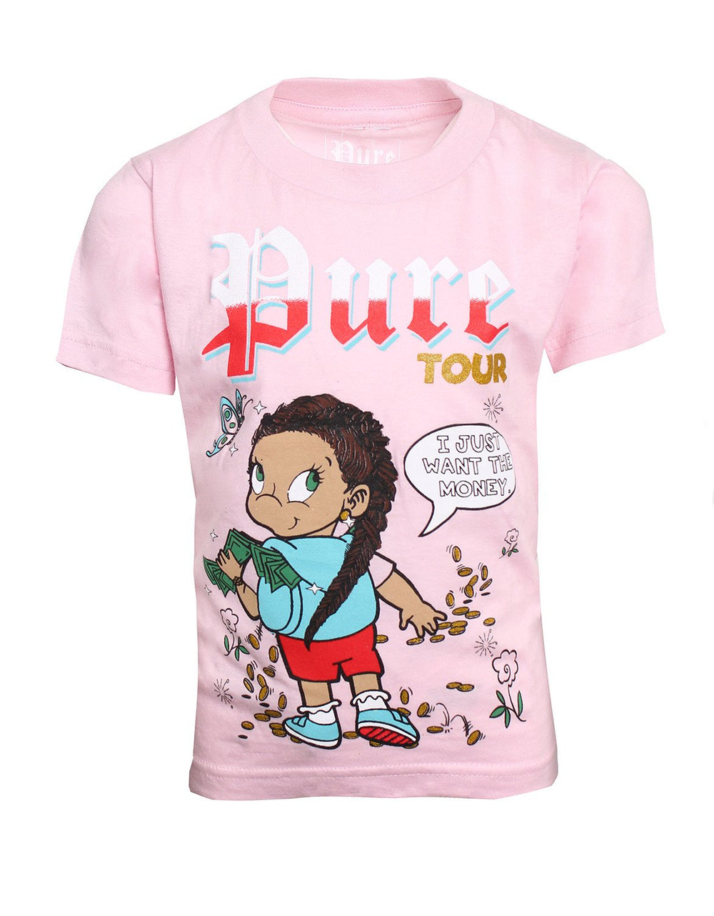 Rich Kids Collection Tee in pink – view 1 of 2