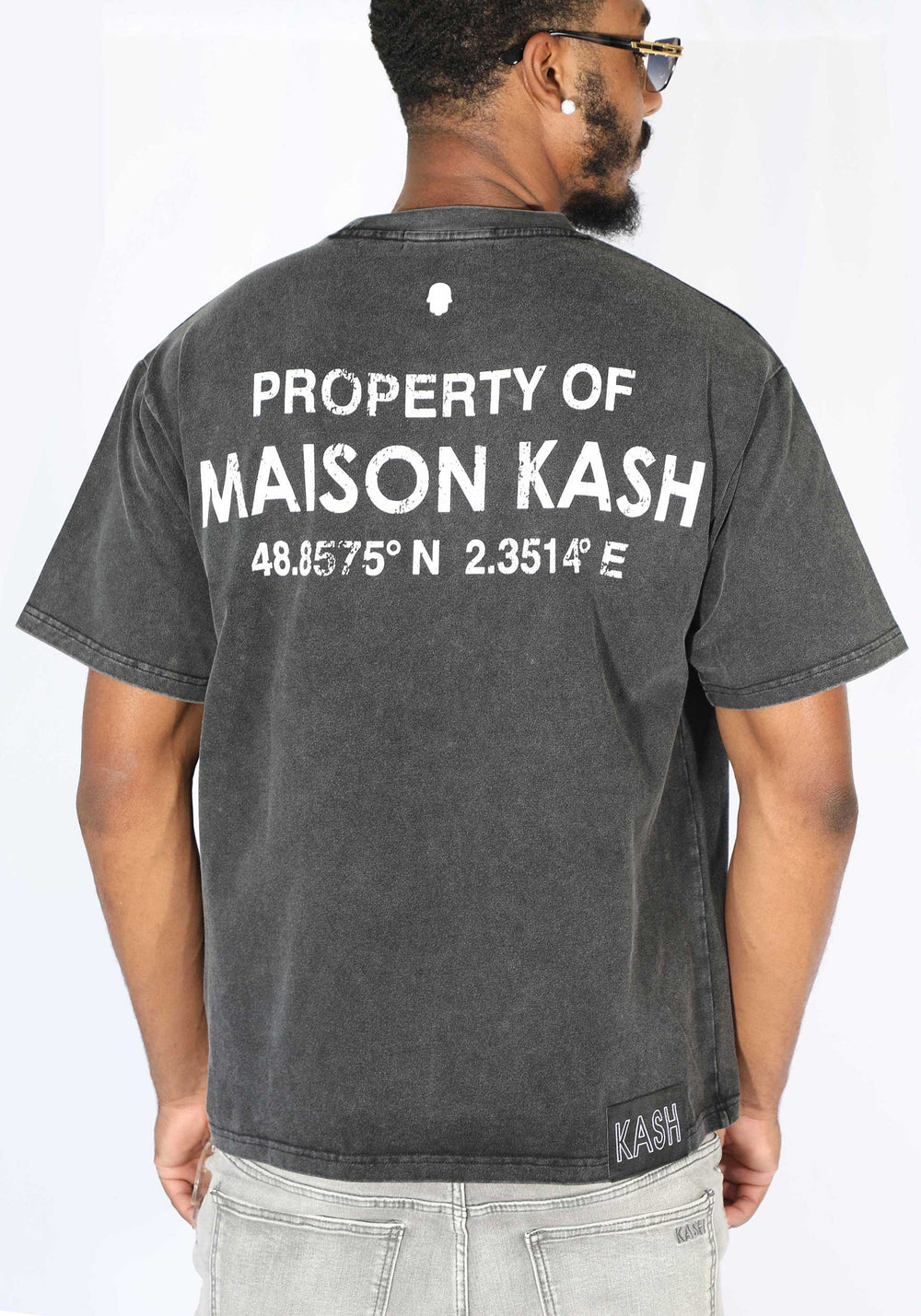 Property of Maison Kash Tee in grey wash – view 8 of 11