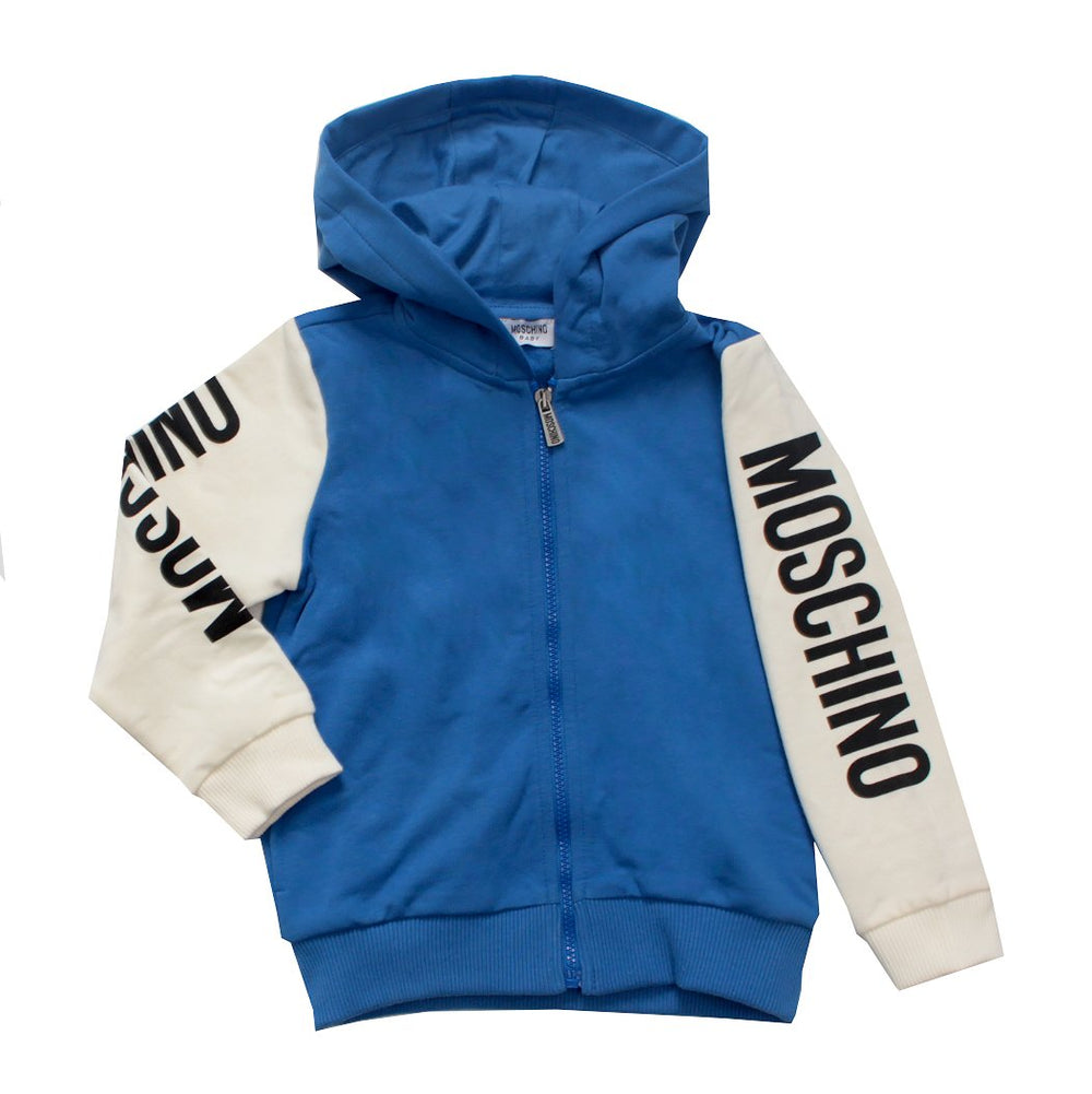 Baby Boy Logo Zipper Sweat Top Hoodie