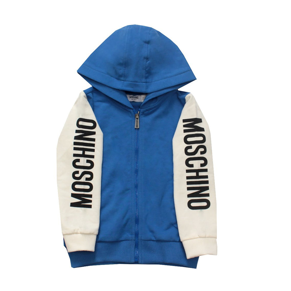 Baby Boy Logo Zipper Sweat Top Hoodie