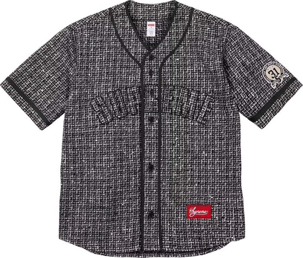 Boucle Baseball Jersey - Black