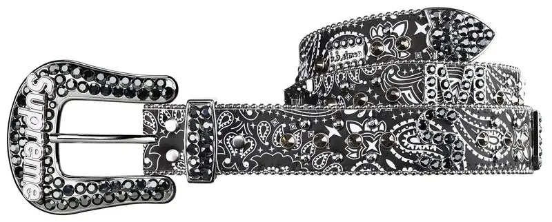 BB Simon x Supreme 8921 Bandana Belt - Black