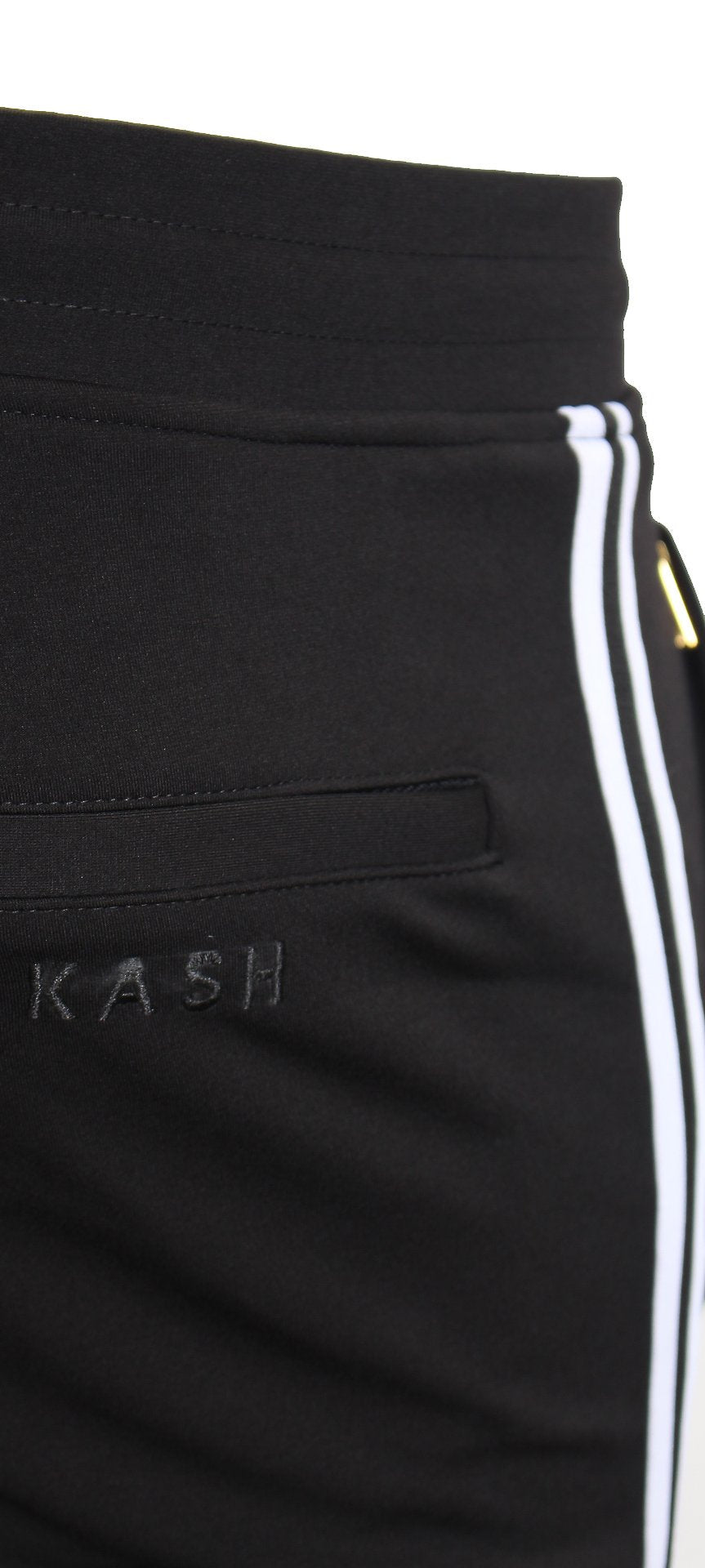 Kash Men's Icon Track Pants with Hamsa in black – view 6 of 11