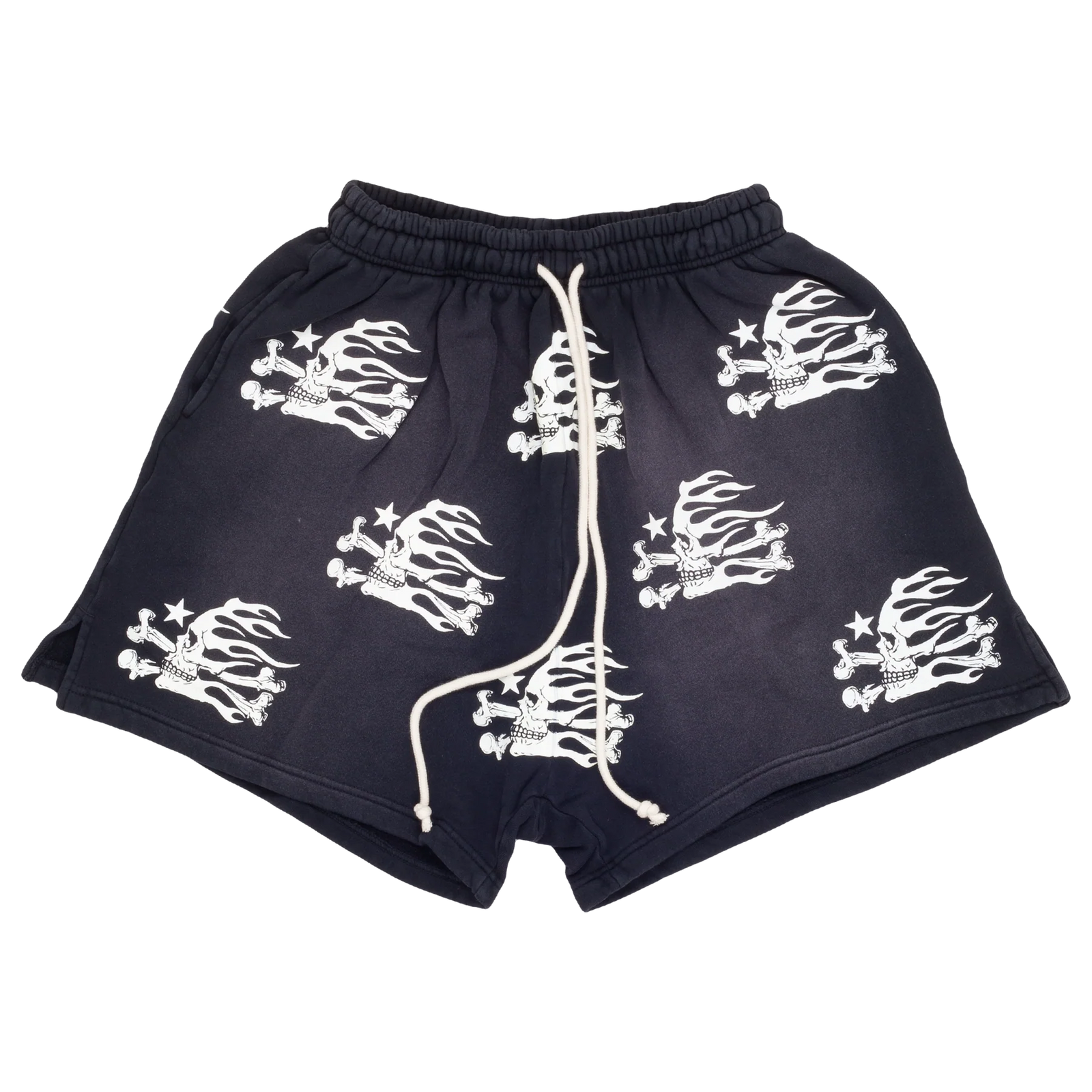 HELLSTAR SKULL SHORTS - BLACK