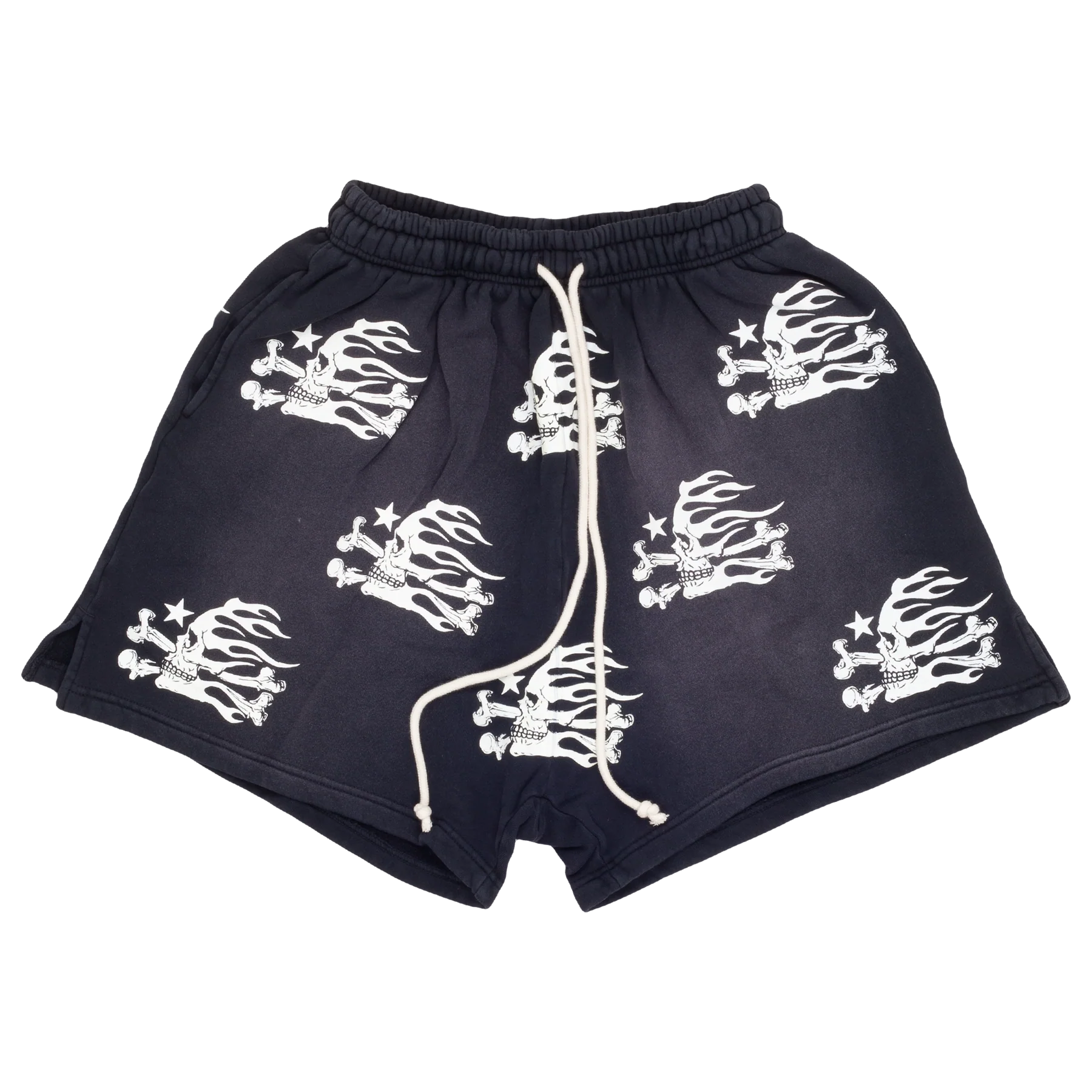 HELLSTAR SKULL SHORTS - BLACK