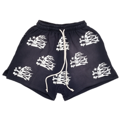 HELLSTAR SKULL SHORTS - BLACK - PureAtlanta.com