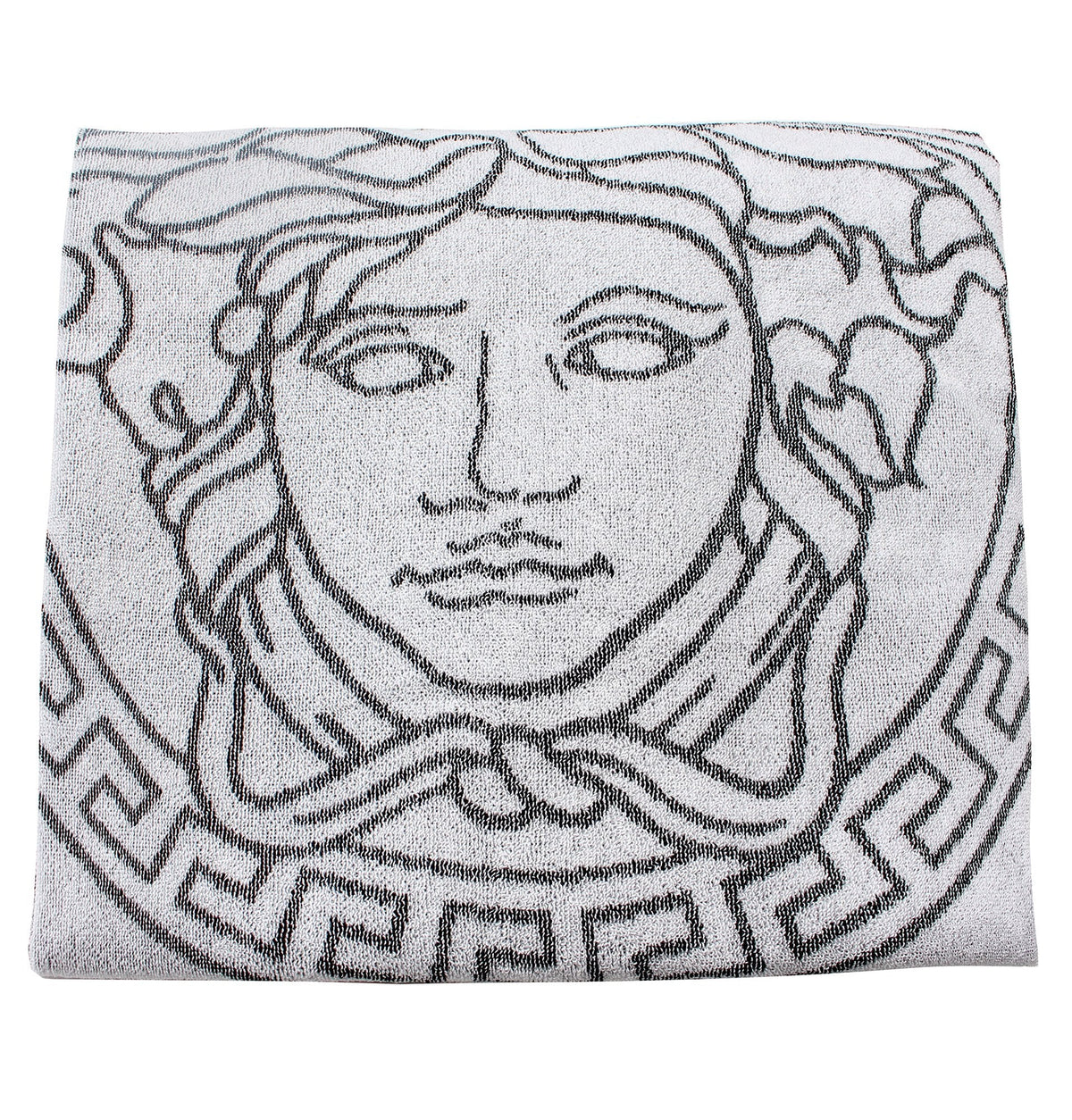 Versace Embroidered Medusa Towel