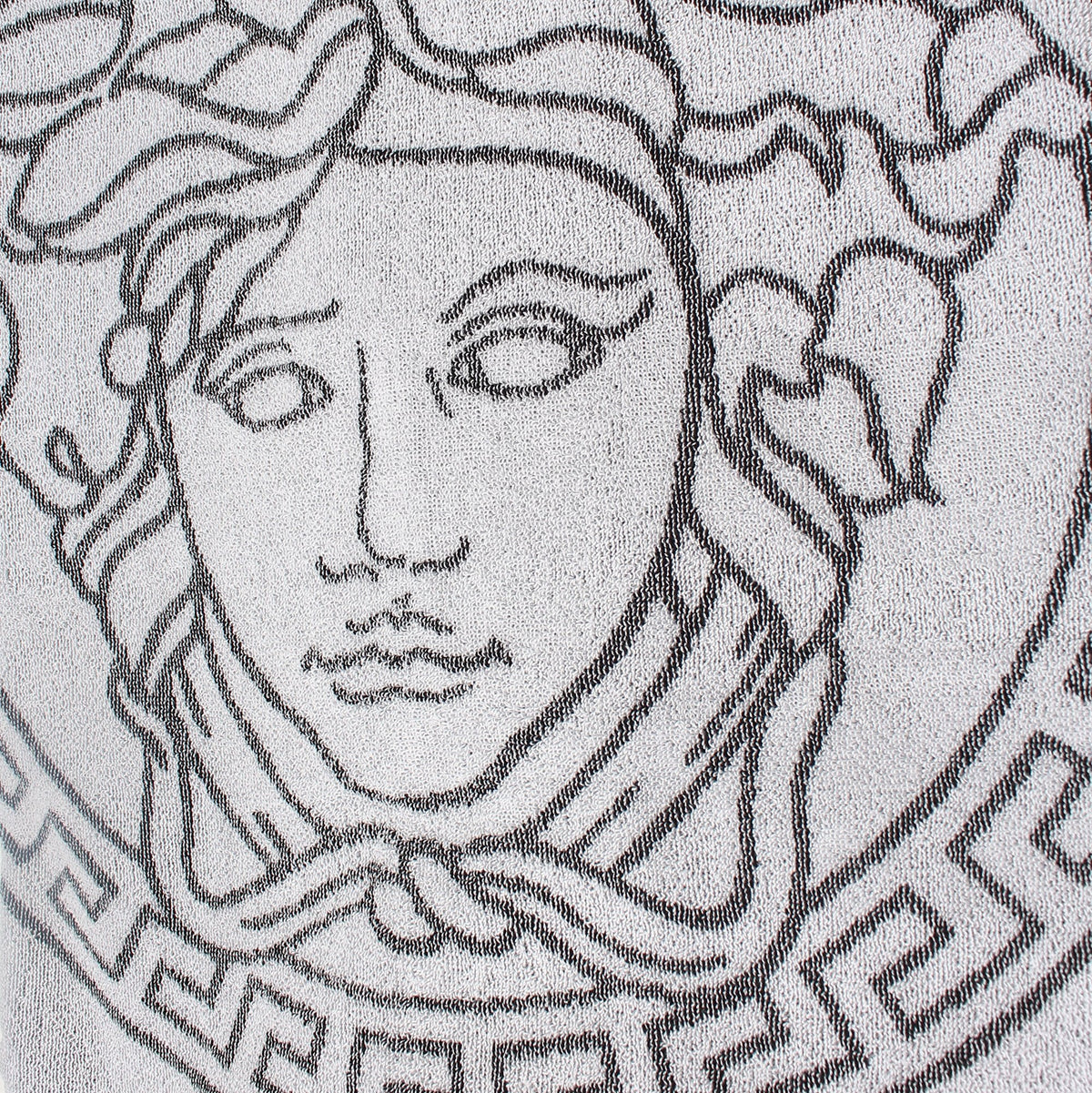 Versace Embroidered Medusa Towel