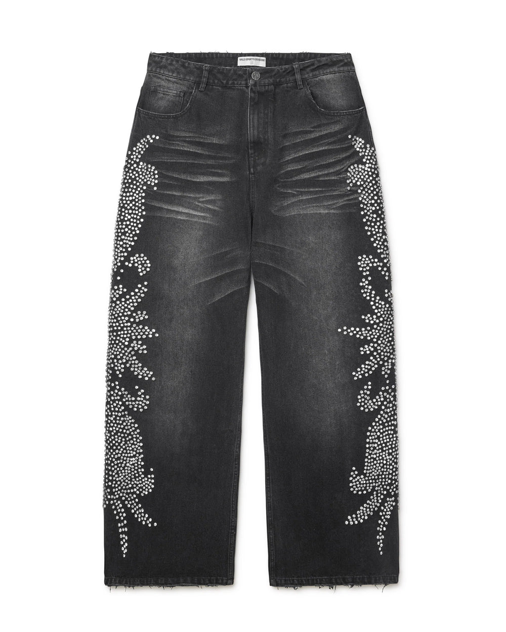 Vale Forever Mono Tsunami Denim Shorts in black – view 1 of 1