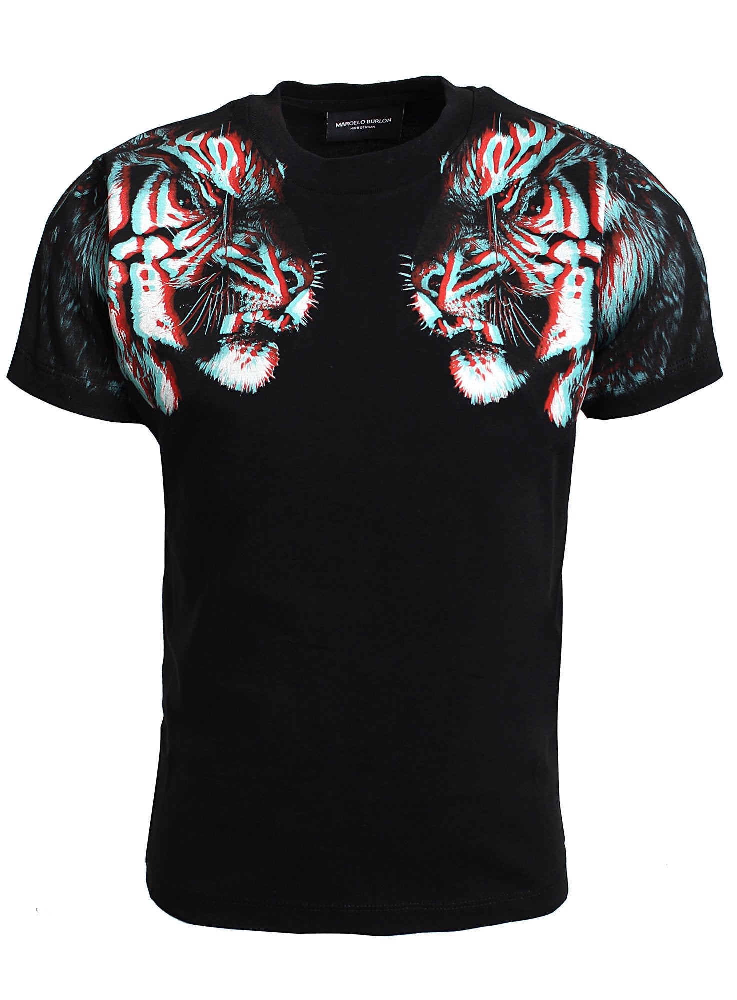 Marcelo Burlon Boys 3D Tiger Pants in black – view 4 of 4