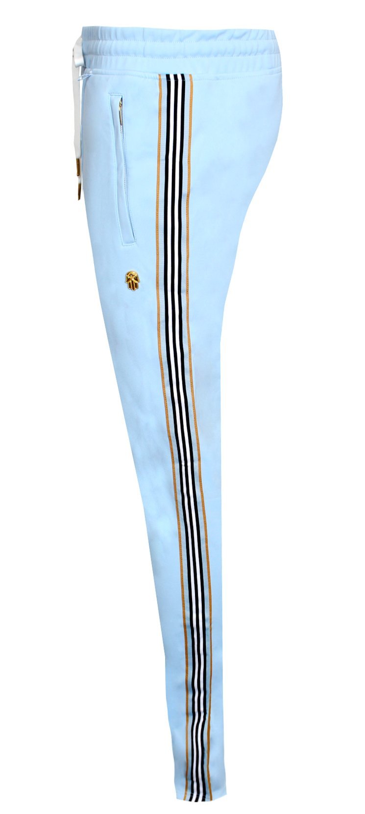 Kash Ice Cream Cone Track Jacket with Side Stripes in sky blue – view 4 of 7