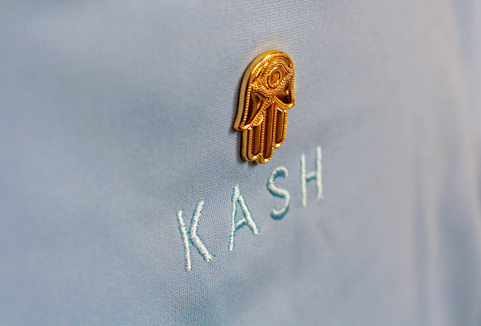 Kash Ice Cream Cone Track Jacket with Side Stripes in sky blue – view 5 of 7