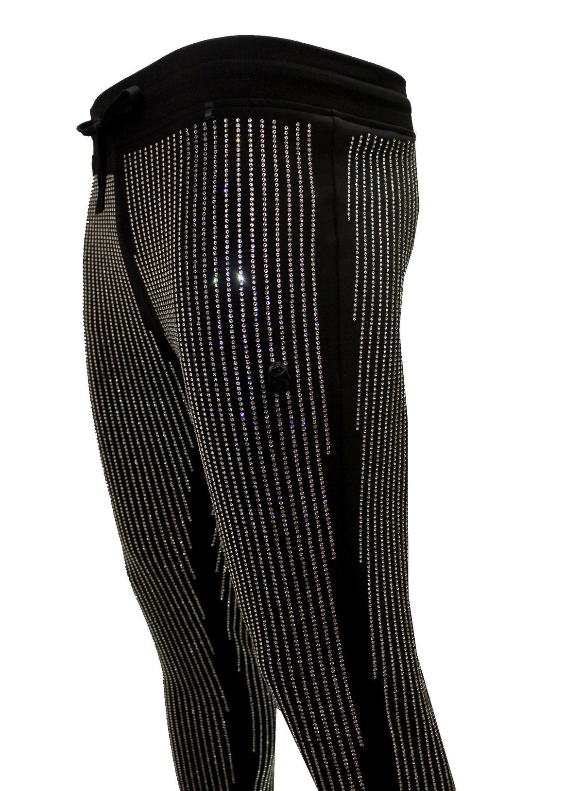 Men&#39;s Diamond Pants-Black/Clear