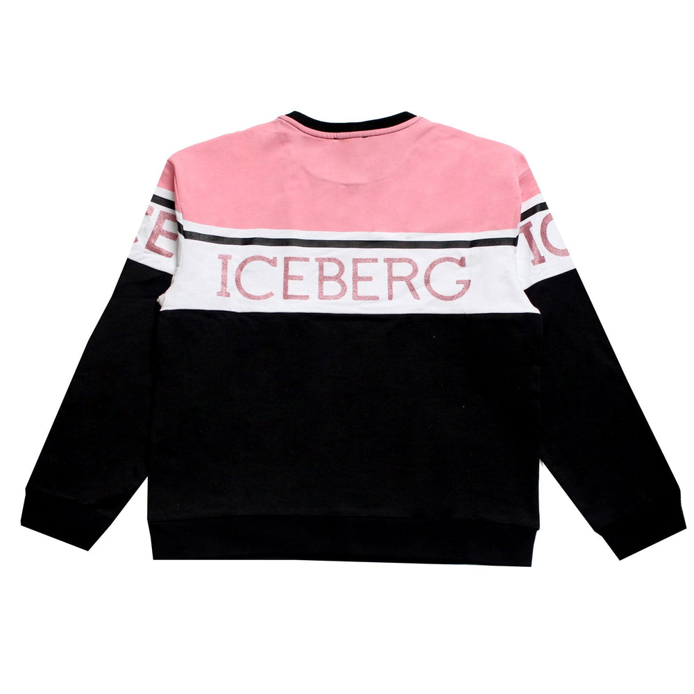 Iceberg Girls Sweatshirt With Logo in black – view 2 of 2