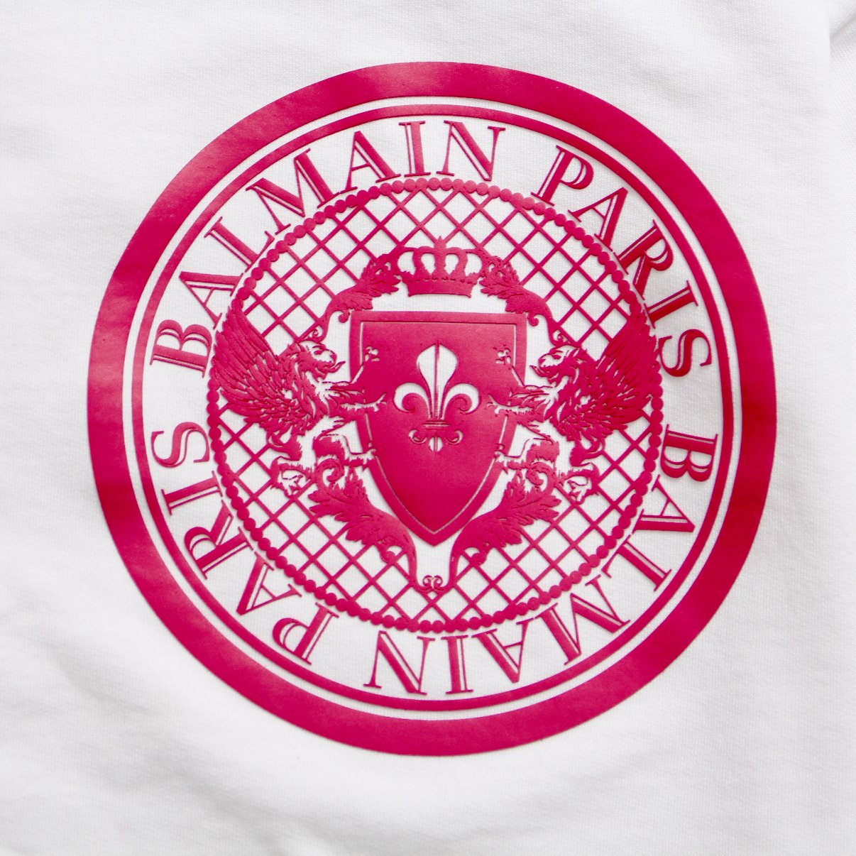 Balmain Kids Sweatshirt with Round Logo in white – view 2 of 2