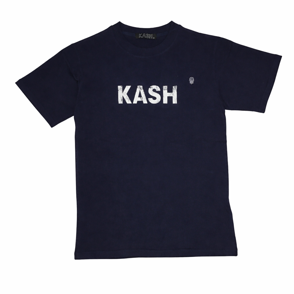 Maison Kash Tee in navy – view 4 of 4