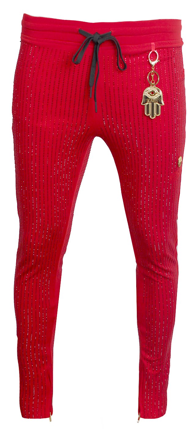 Kash Men's Diamond Pants in red – view 1 of 5