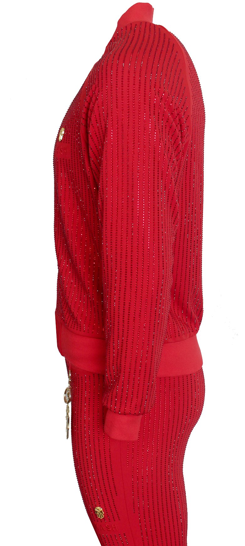 Kash Men's Diamond Pants in red – view 4 of 5