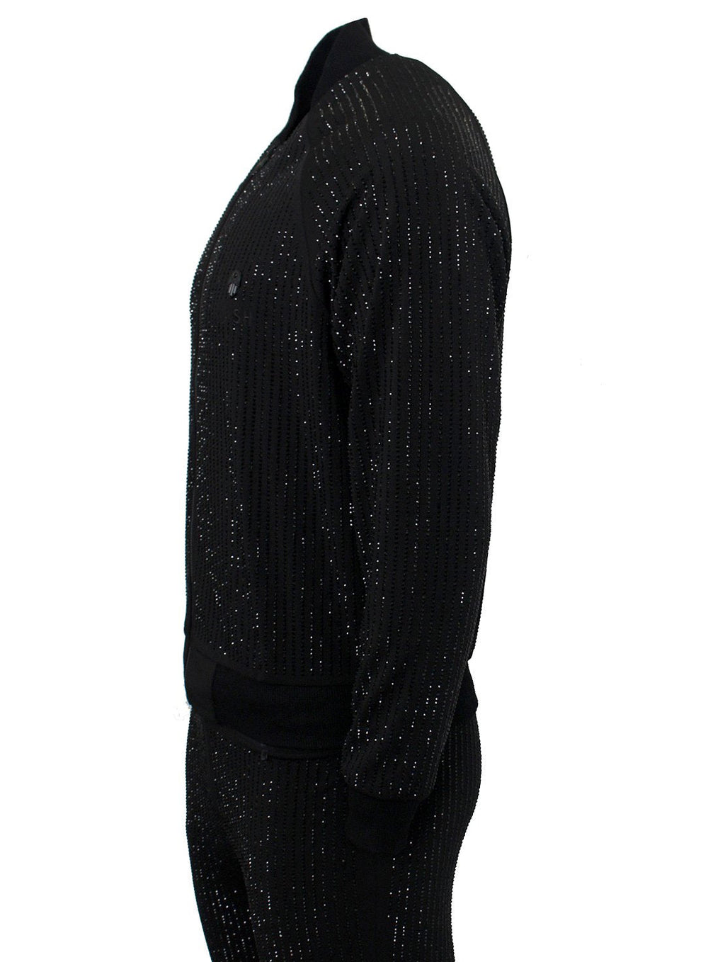 Kash Diamond Jacket in black on black