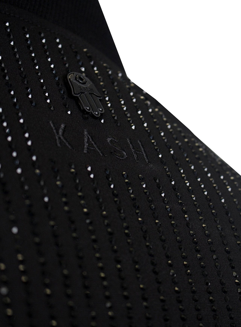 Kash Diamond Jacket in black on black