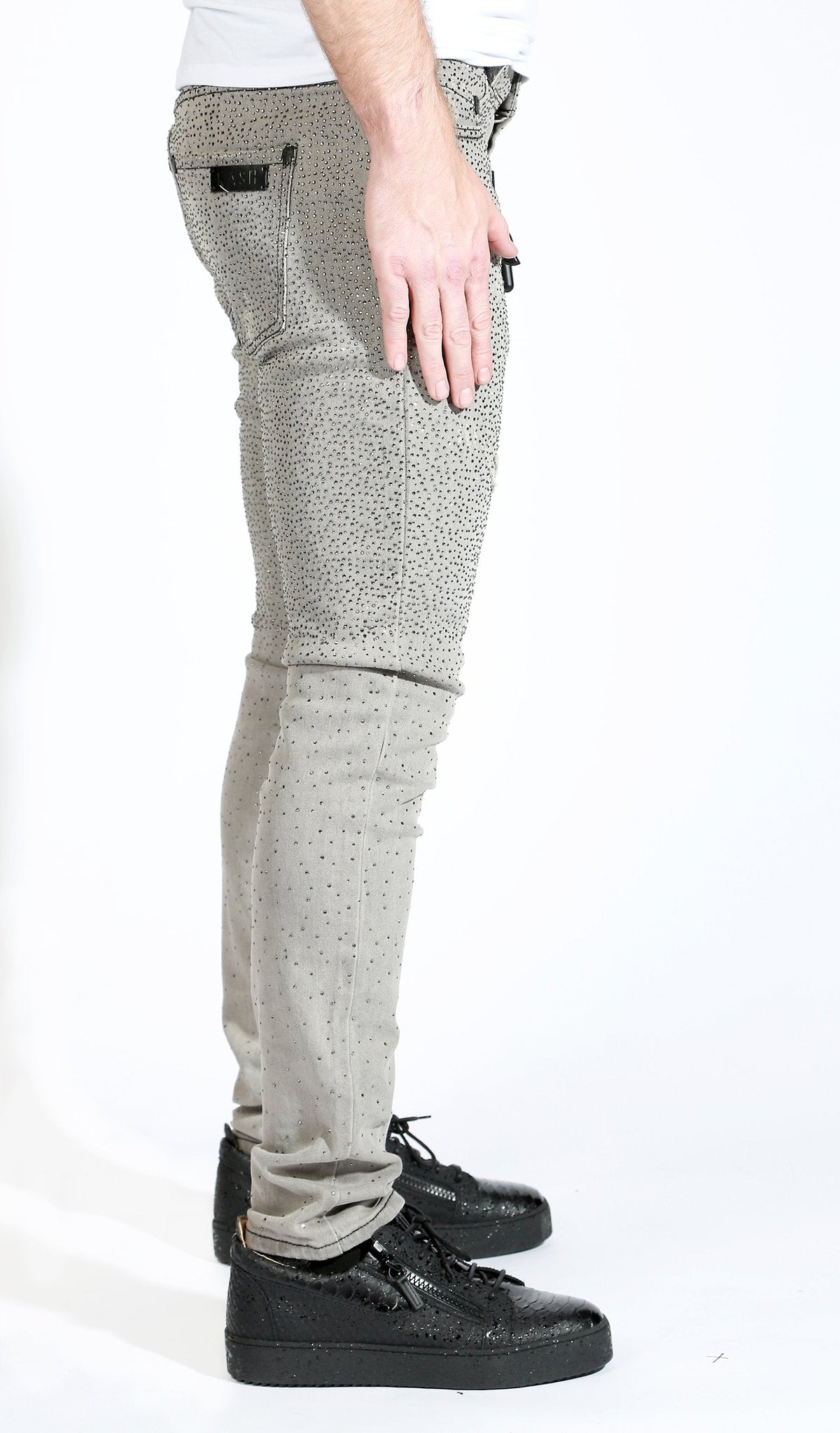 Kash Diamond Denim - Grey