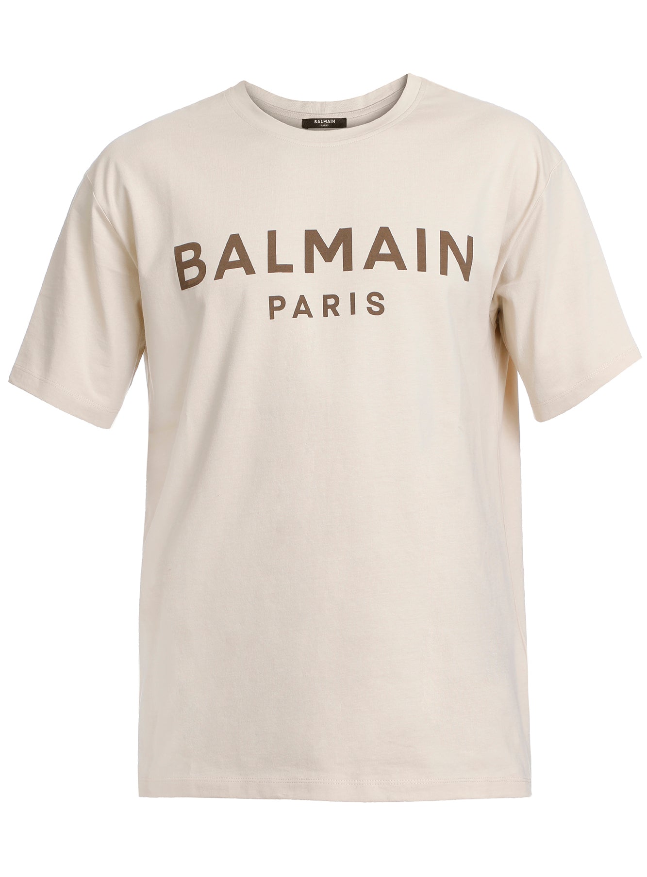 BALMAIN PRINTED T-SHIRT CREAM PureAtlanta.com