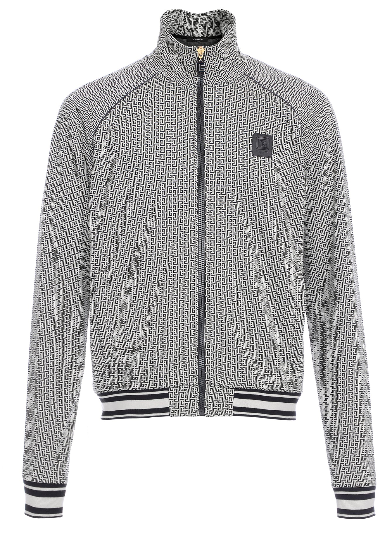 Balmain Men's Reversible Mini Monogram Bomber Jacket