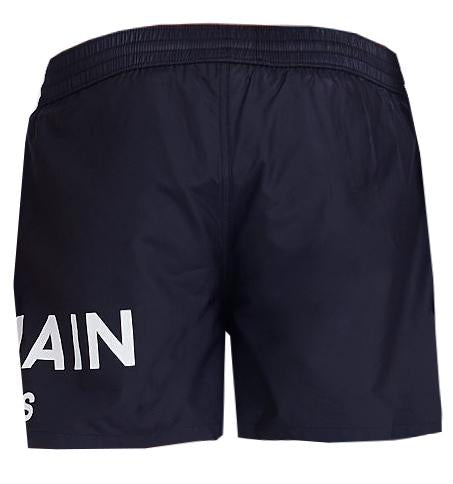Balmain Placed Logo Swim Trunks - PureAtlanta.com