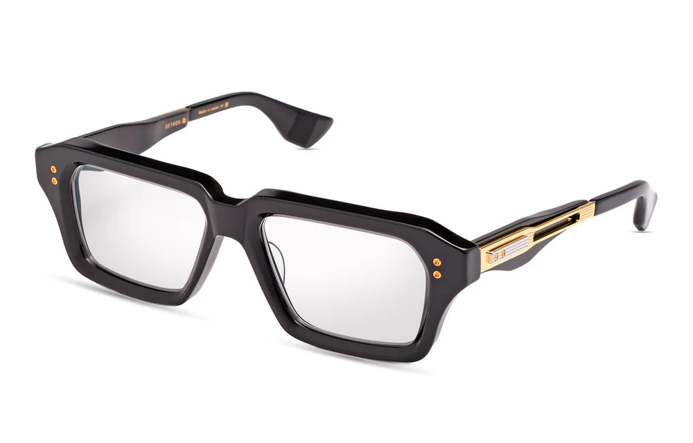 DETRON Optical // Black-Yellow Gold w/Clear