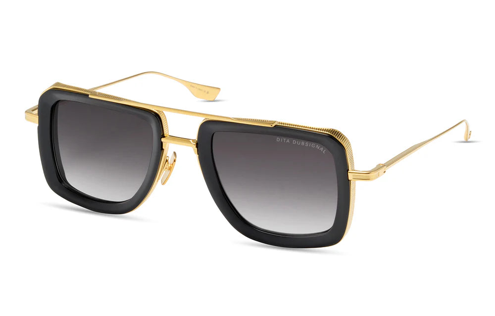 DUBSIGNAL// Yellow Gold - Black w/Grey to Clear Gradient