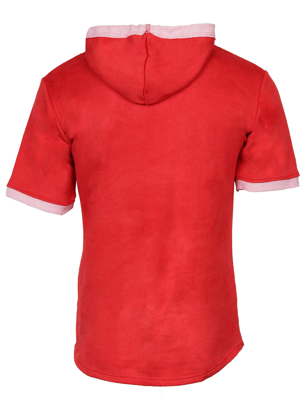 Kash Terry Suede Short Sleeve Hoodie with Gold Accents – photo 2