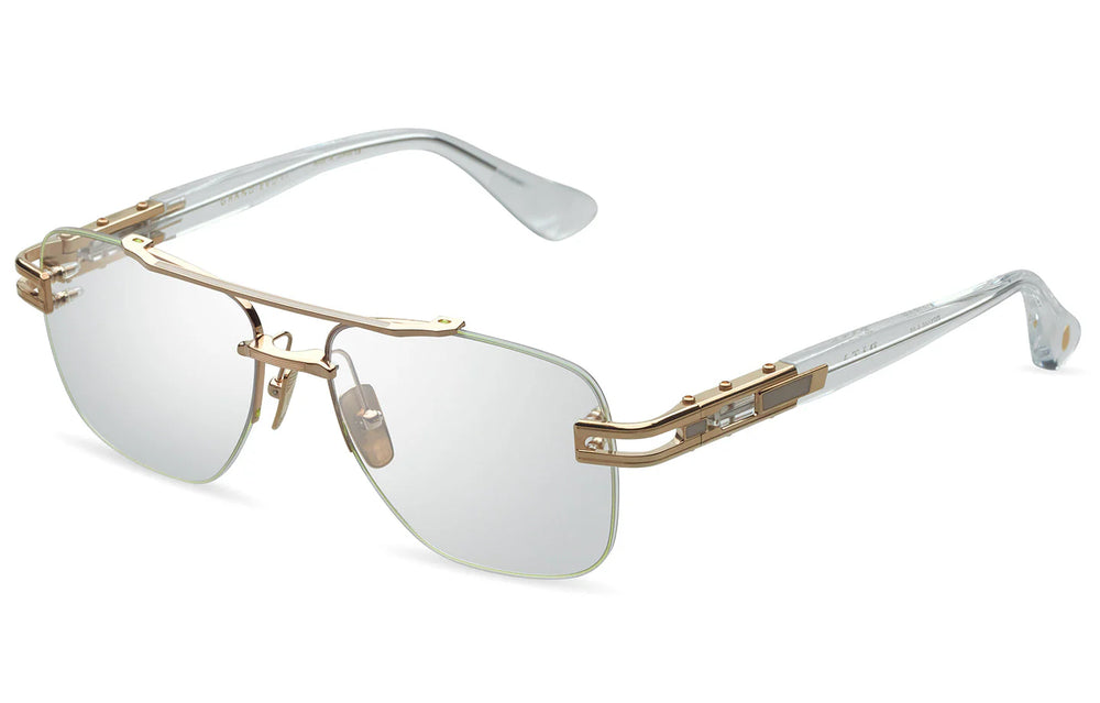 DITA Grand Evo Frame in white gold with clear lens – view 1 of 1